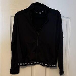 Under Armour Women's Black Zip-Up Hoodie size XS